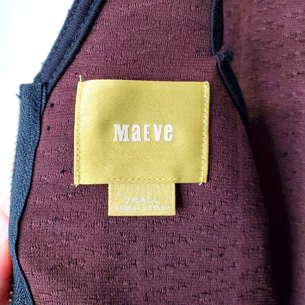 16) MAEVE x ANTHRO "Meridian" Contour Dress Sz. S - Picture 7 of 8